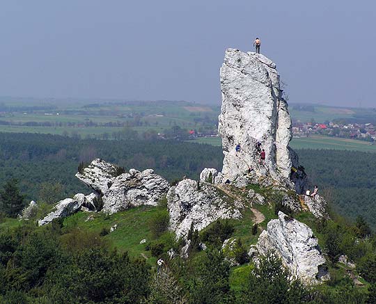 Wysoka rock in Jura